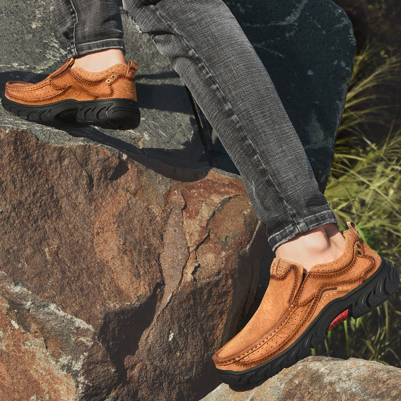 Orthopedic Ankle Boots with Arch Support and Cushioned Footbed, Slip Resistant