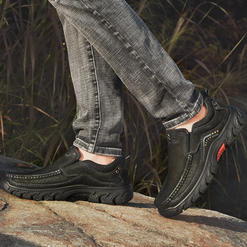 Orthopedic Ankle Boots with Arch Support and Cushioned Footbed, Slip Resistant